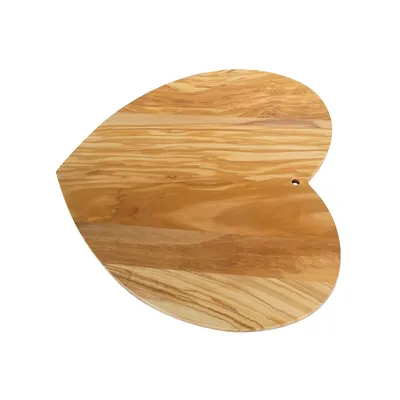 Olive Wood Heart Shaped Cutting Board