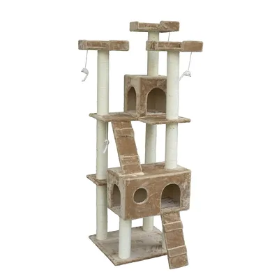 71-inch Cat Tree Furniture Pet Tower House
