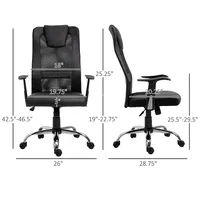 High Back Mesh Office Chair With Padded Headrest