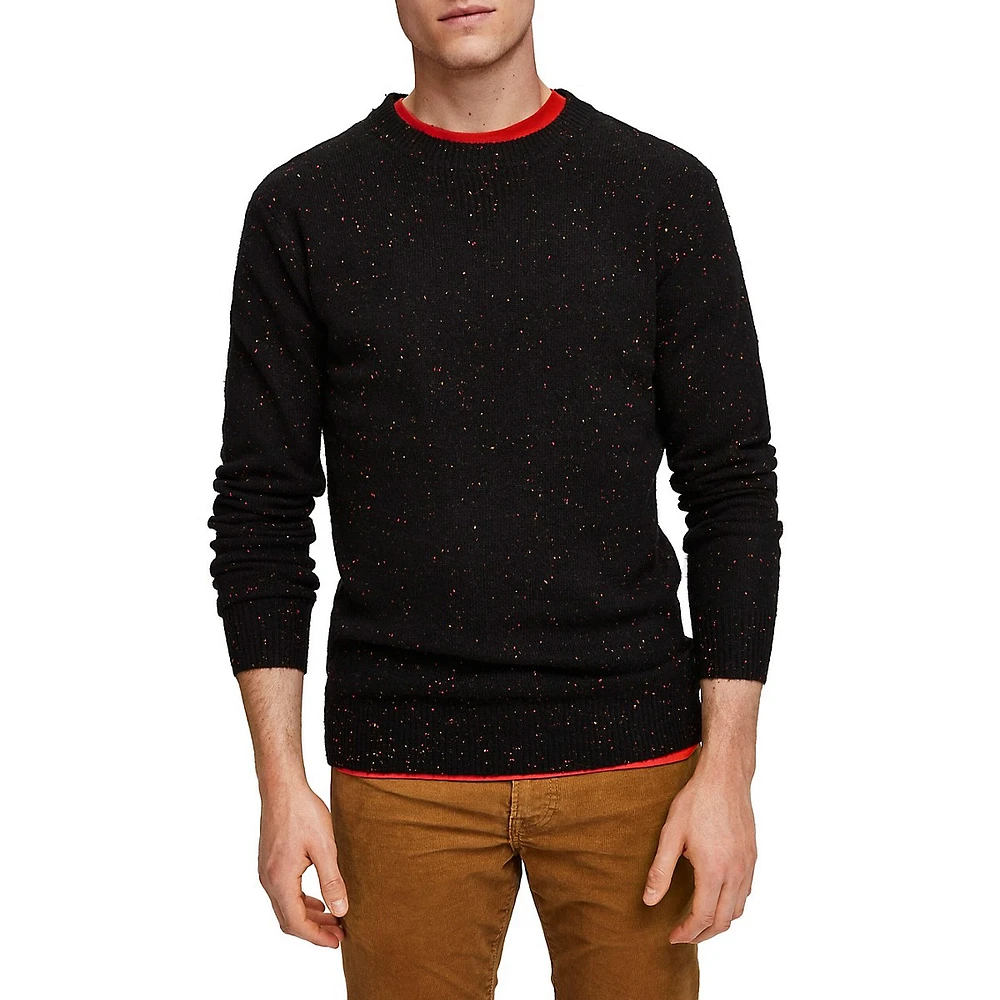 Nepped Pullover Sweater