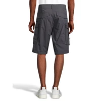 Rovice Relaxed Tie-Cuff Cargo Shorts