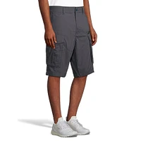 Rovice Relaxed Tie-Cuff Cargo Shorts