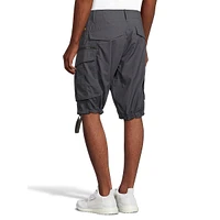 Rovice Relaxed Tie-Cuff Cargo Shorts