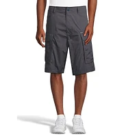 Rovice Relaxed Tie-Cuff Cargo Shorts