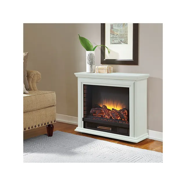 Pleasant Hearth Sheridan Mobile Infrared Fireplace In White | Coquitlam  Centre