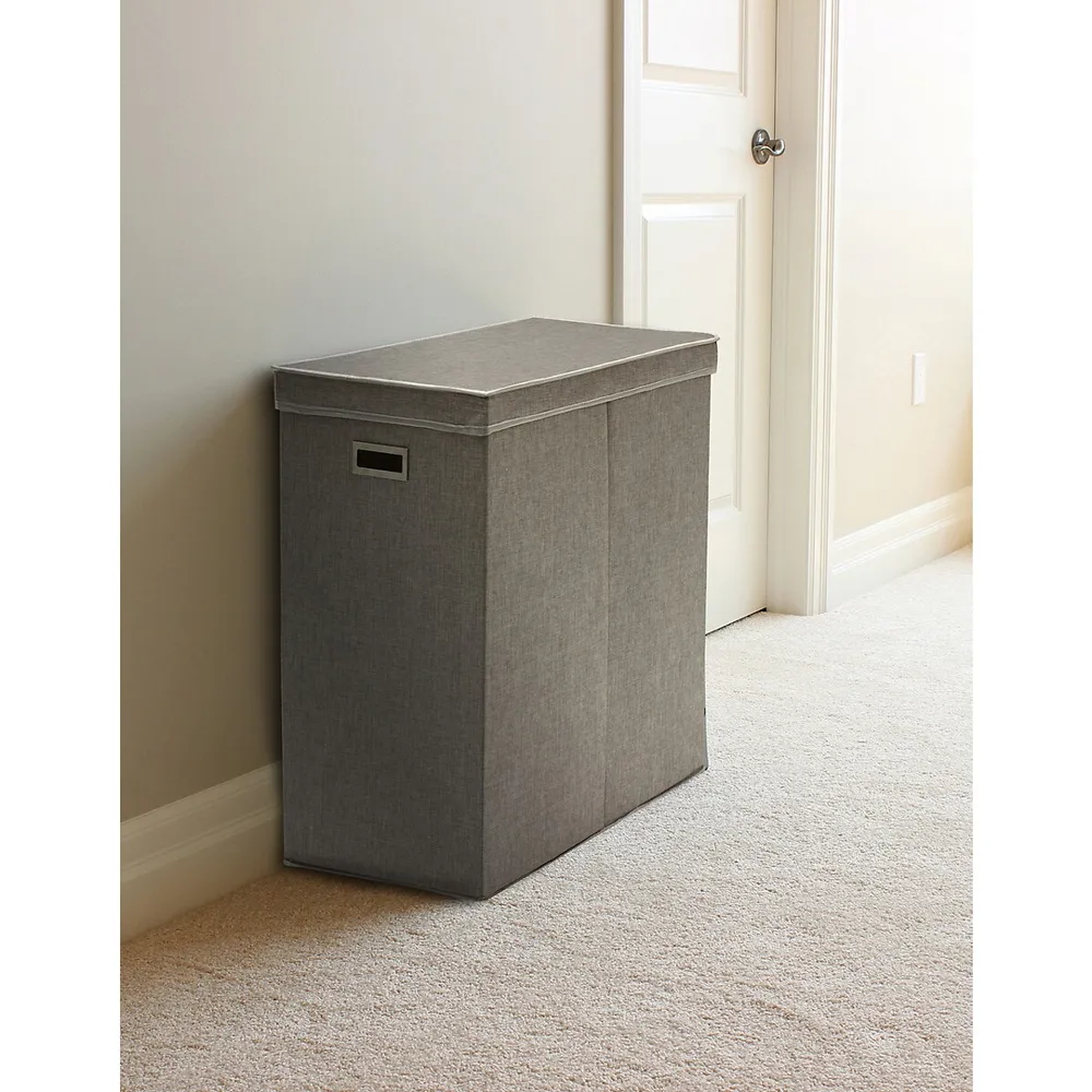 Collapsible Double Sorter Laundry Hamper
