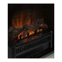 Electric Log Insert With Heater