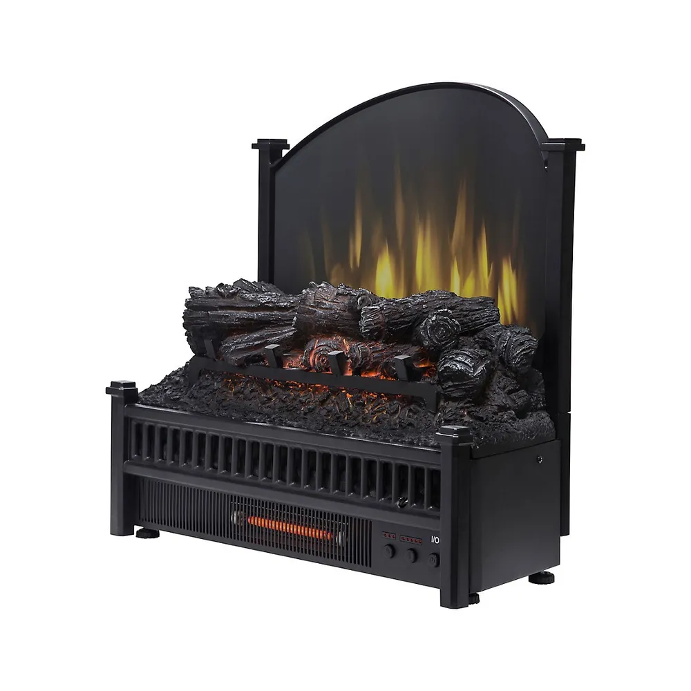 Electric Log Insert With Heater