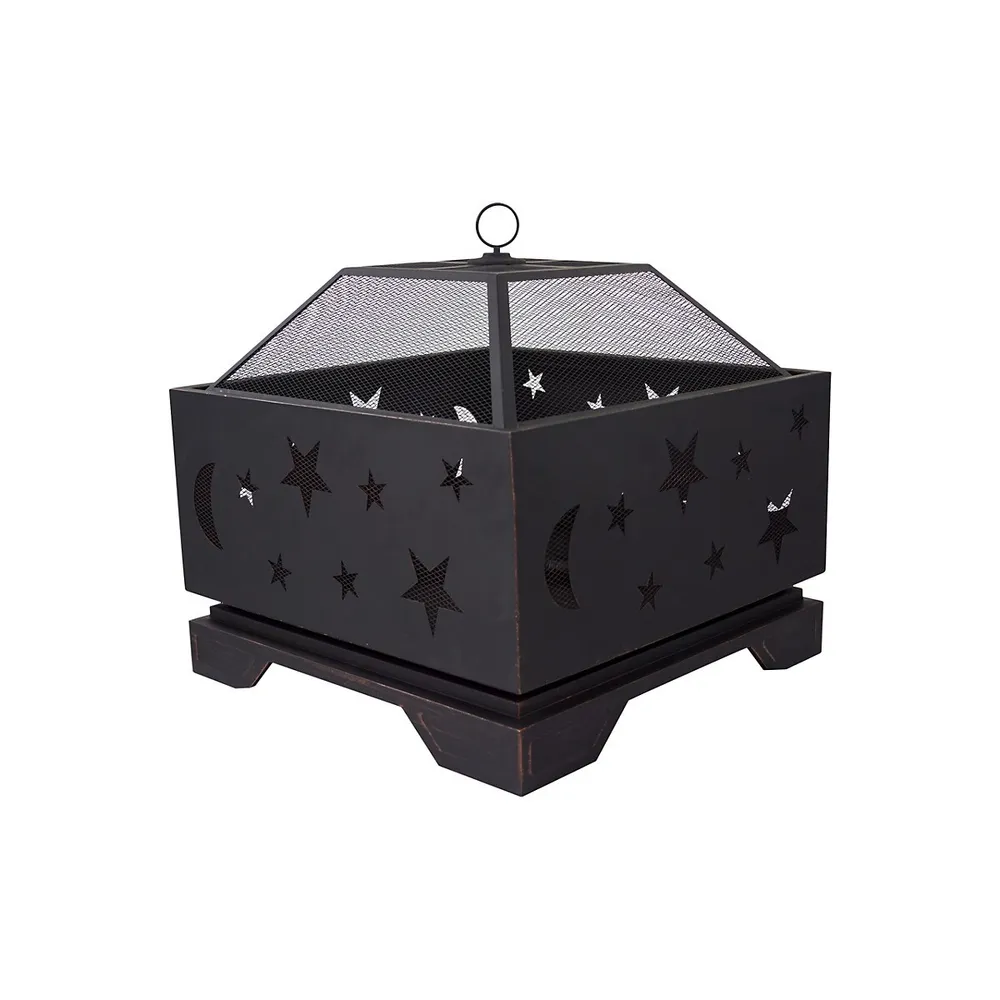 Pleasant Hearth Stargazer Deep Bowl Fire Pit