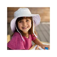 Chapeau de soleil réversible avec facteur protection contre les rayons UV 50+ pour bébé et petit enfant