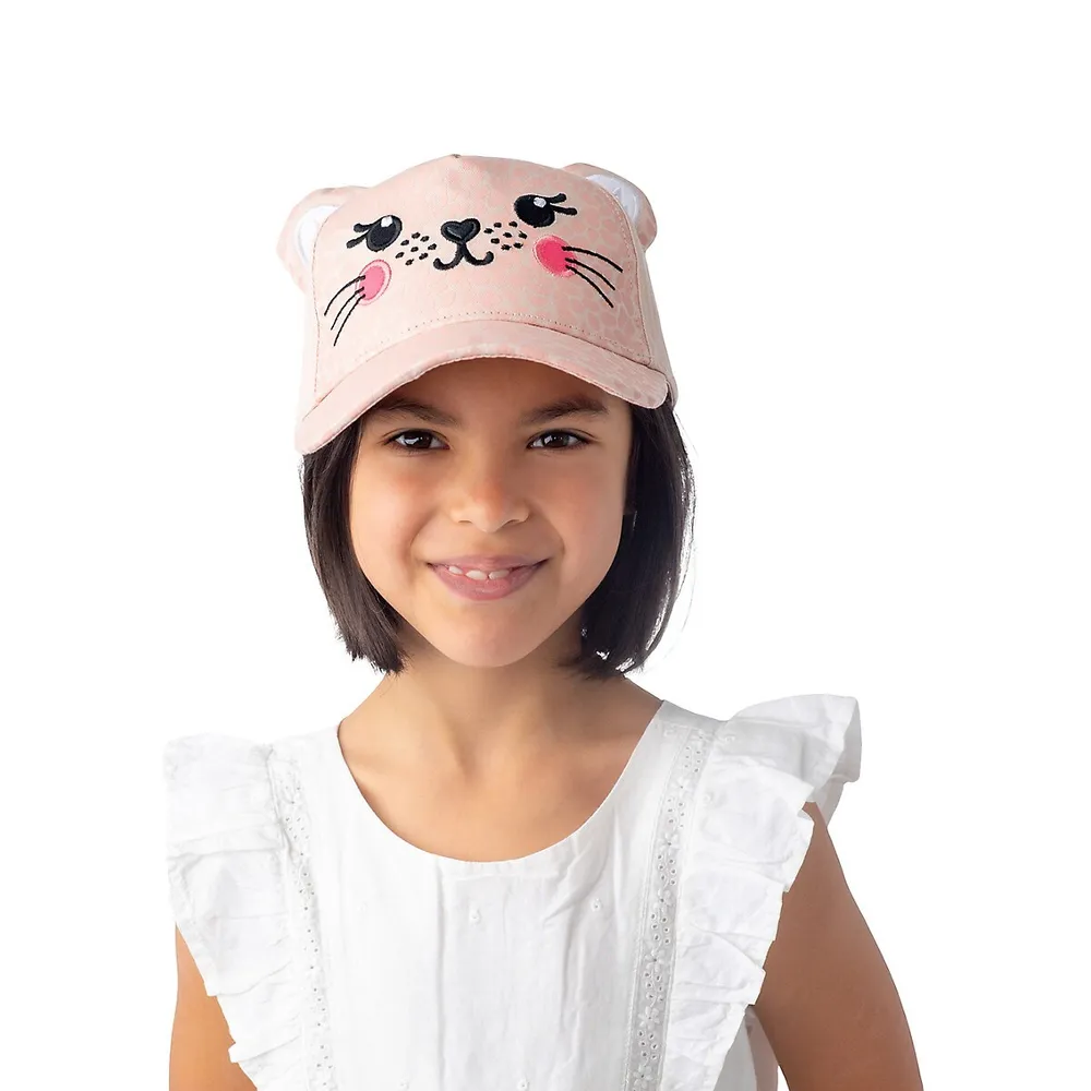 Kids UPF50+ 3D Cap - Cat - 3d caps