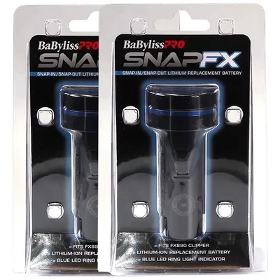 2x Snapfx Replacement Battery Fits Fx890 Clipper Fxbpc
