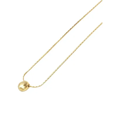 Galina Small Goldplated Pendant Necklace