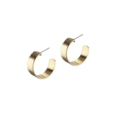 Liberty Small Goldplated Hoop Earrings