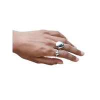 Galina Medium Rhodium-Plated Ring