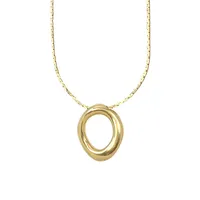 Paradiso Small Cora 14K Goldplated Pendant Necklace