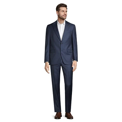Jake Modern-Fit Super 110's Wool Peak-Lapel Suit