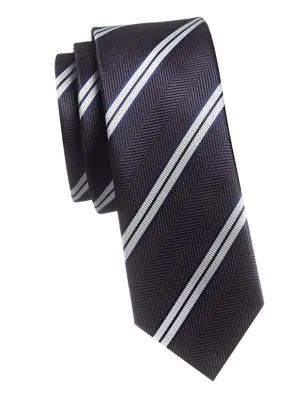 Repp Stripe Chevron Tie