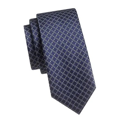 Lattice Jacquard Classic-Cut Tie