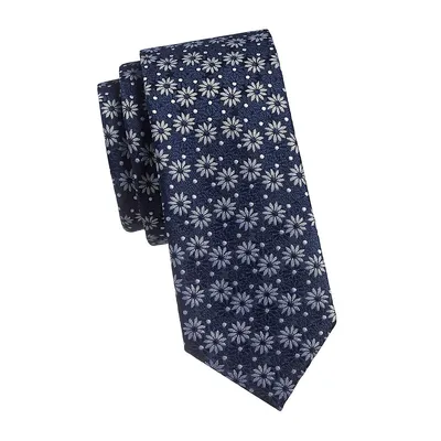 Classic-Cut Floral Tie