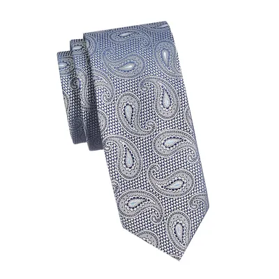 Cravate de coupe classique à dessin cachemire