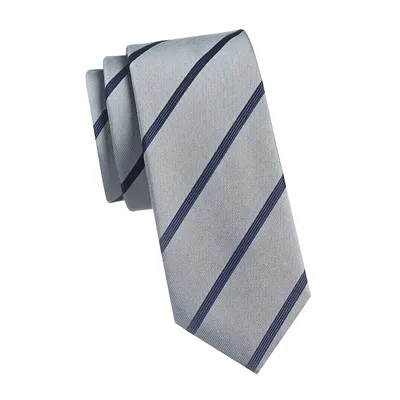 Stripe Classic-Cut Slim Tie