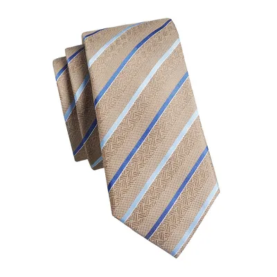 Cravate texturée à rayures reps