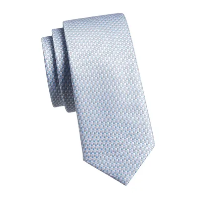 Cravate en jacquard à motif géométrique