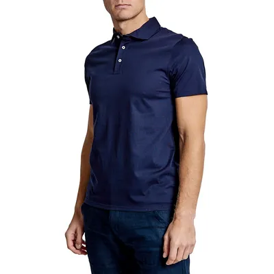 Natesan Regular-Fit Piqué Polo Shirt