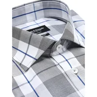 Chemise habillée de coupe moderne en tissu écossais Riquelme