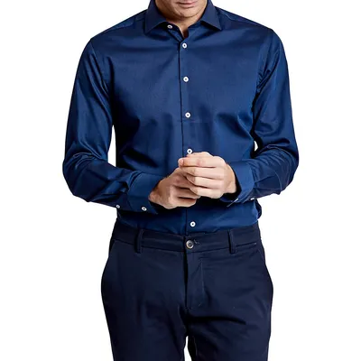 Chemise habillée de coupe moderne facile d'entretien Totti