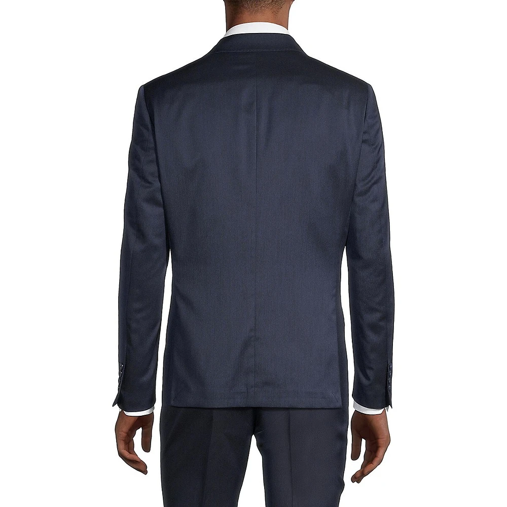 Slim-Fit Stretch Two-Tone Suit Jacket