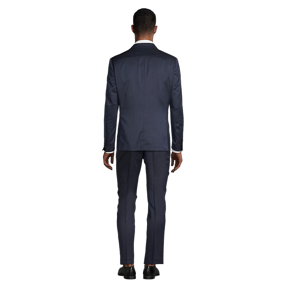 Slim-Fit Stretch Two-Tone Suit Jacket