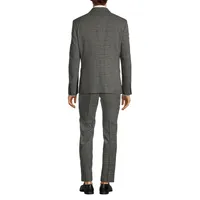 Modern-Classic Fit Plaid Suit Jacket