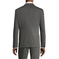 Slim-Fit Stretch-Melange Suit Jacket