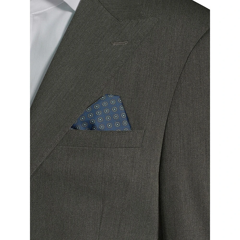 Slim-Fit Stretch-Melange Suit Jacket