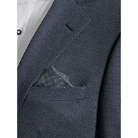 Slim-Fit 4-Way Stretch Two-Tone Suit Jacket