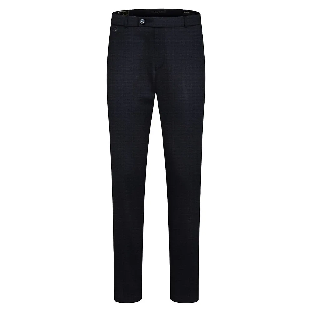 Flexcity Flat-Front Ponte Roma Trousers