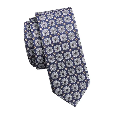 Classic-Cut Floral Tie