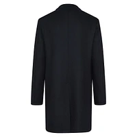 Wool-Blend Car Coat