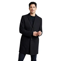 Wool-Blend Car Coat