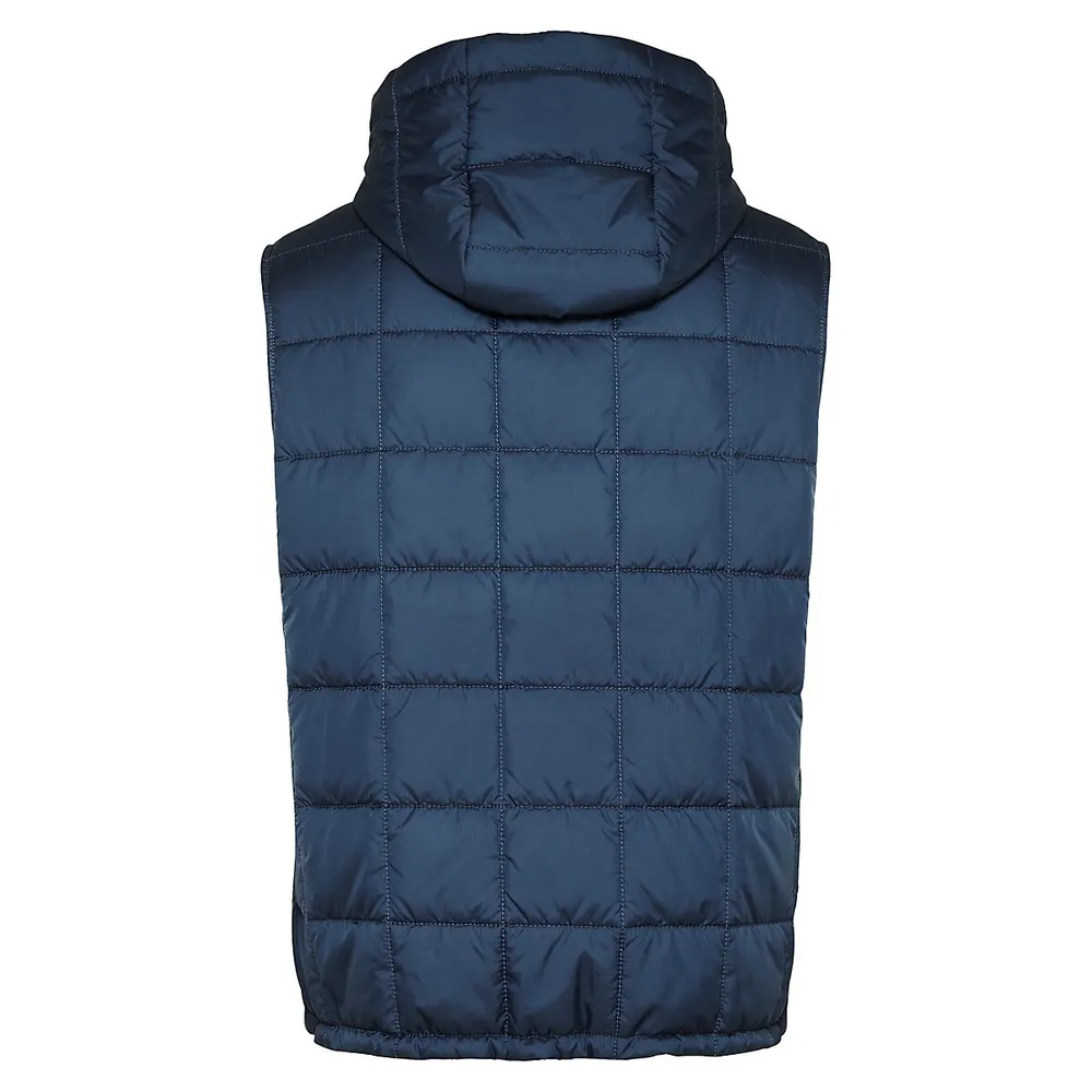 Quilted Hooded Vest