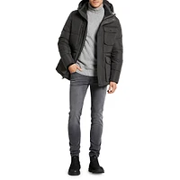 Quilted Water-Resistant Ripstop Parka