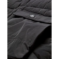 Quilted Water-Resistant Ripstop Parka