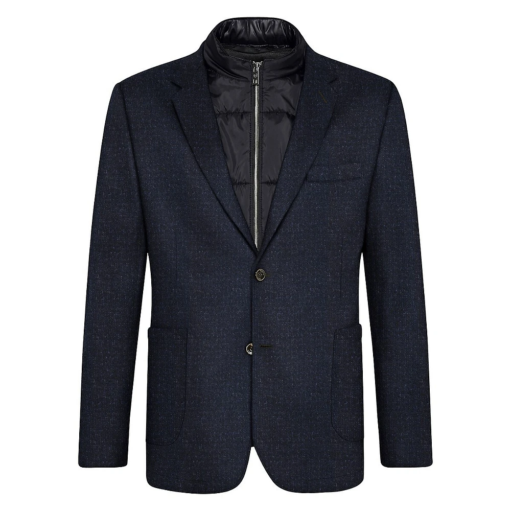 Zip-Out Gilet Blazer