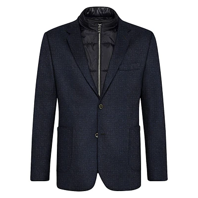 Zip-Out Gilet Blazer