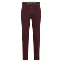 Washed Stretch Flat-Front Chinos