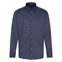 Graphic Twill Button-Under Collar Shirt