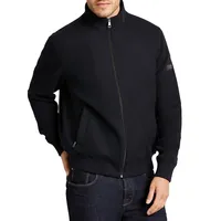 Mockneck Full-Zip Sweater