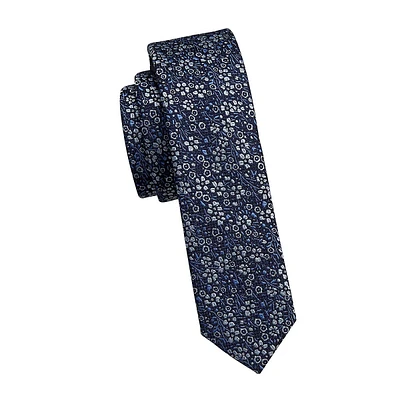 Classic-Cut ​Floral Slim Tie